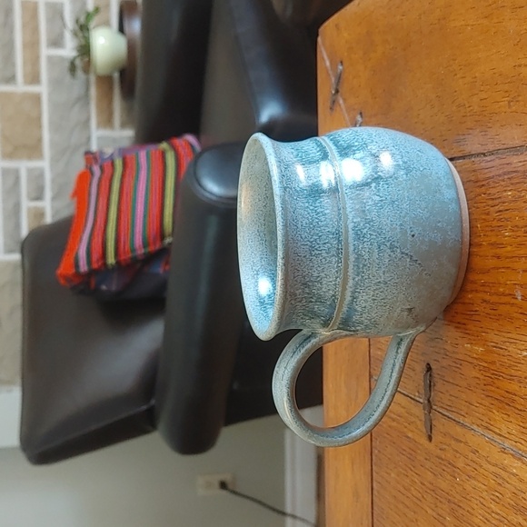 Blue Handmade Pottery Mug - Picture 1 of 7